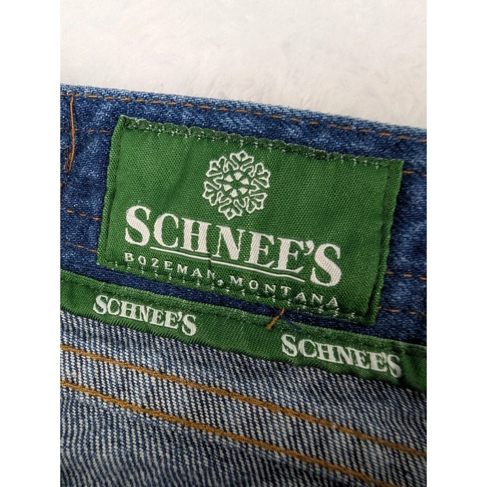 Schnee's Straight Leg Jeans Men's 42 x‎ 34 Bozeman Montana 108069